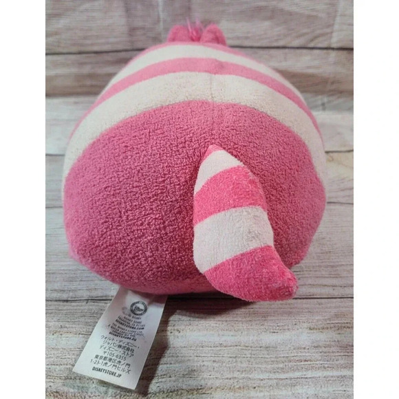 Disney Store Tsum Tsum Plush Cheshire Cat Stuffed Animal Alice in Wonderland 12" - Picture 3 of 4